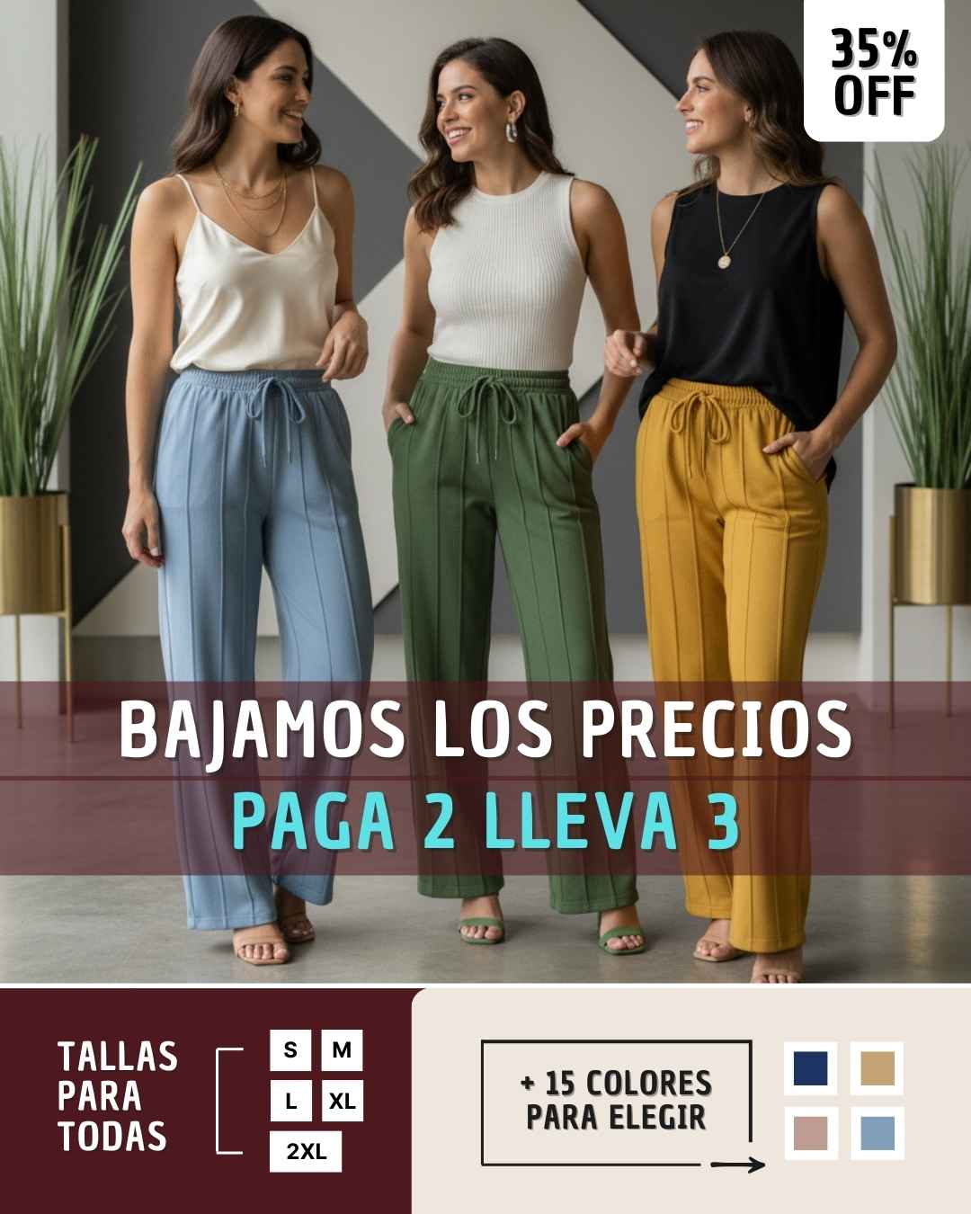 PANTALON JUVENIL ELEGANTE  PREMIUM